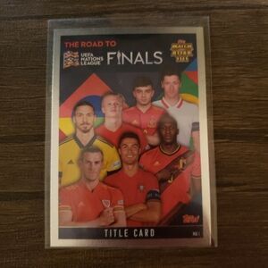⚽️ Topps UEFA Nations League Finals Title Card ⚽️